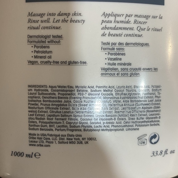 Oribe Daily Ritual Cream Face Cleanser - Picture 2 of 2